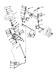 Steering Assembly parts for Craftsman Front-Engine Lawn Tractor 917273040 from AppliancePartsPros.com