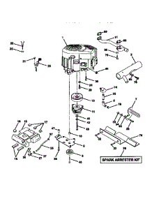 Engine parts for Craftsman Front-Engine Lawn Tractor 917273040 from AppliancePartsPros.com