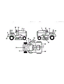 Decals parts for Craftsman Front-Engine Lawn Tractor 917273040 from AppliancePartsPros.com