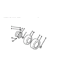 Wheels And Tires parts for Craftsman Front-Engine Lawn Tractor 917273040 from AppliancePartsPros.com