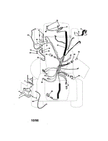 Electrical parts for Craftsman Front-Engine Lawn Tractor 917273041 from AppliancePartsPros.com