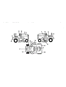 Decals parts for Craftsman Front-Engine Lawn Tractor 917273041 from AppliancePartsPros.com