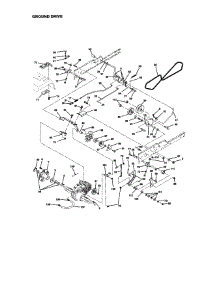 Ground Drive parts for Craftsman Front-Engine Lawn Tractor 917273042 from AppliancePartsPros.com
