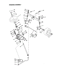 Steering Assembly parts for Craftsman Front-Engine Lawn Tractor 917273042 from AppliancePartsPros.com