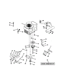 Engine parts for Craftsman Front-Engine Lawn Tractor 917273050 from AppliancePartsPros.com
