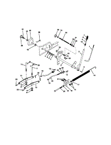 Lift Assembly parts for Craftsman Front-Engine Lawn Tractor 917273051 from AppliancePartsPros.com