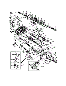 Transaxle parts for Craftsman Front-Engine Lawn Tractor 917273051 from AppliancePartsPros.com