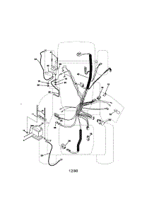 Electrical parts for Craftsman Front-Engine Lawn Tractor 917273060 from AppliancePartsPros.com