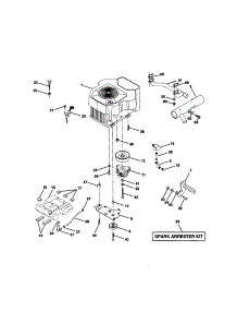 Engine parts for Craftsman Front-Engine Lawn Tractor 917273060 from AppliancePartsPros.com