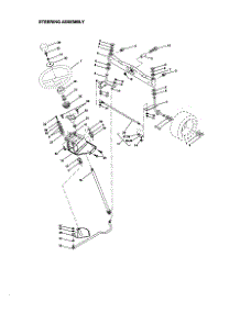 Steering Assembly parts for Craftsman Front-Engine Lawn Tractor 917273061 from AppliancePartsPros.com