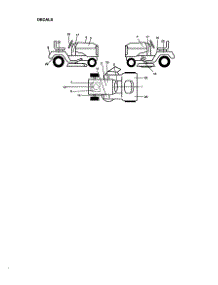 Decals parts for Craftsman Front-Engine Lawn Tractor 917273061 from AppliancePartsPros.com