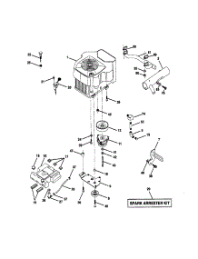 Engine parts for Craftsman Front-Engine Lawn Tractor 917273062 from AppliancePartsPros.com