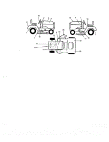 Decals parts for Craftsman Front-Engine Lawn Tractor 917273070 from AppliancePartsPros.com