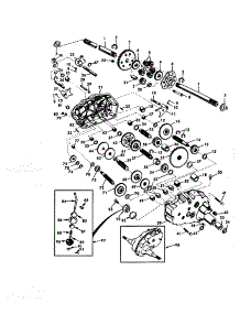 Transaxle parts for Craftsman Front-Engine Lawn Tractor 917273070 from AppliancePartsPros.com