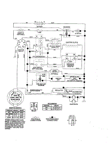 Schematic parts for Craftsman Front-Engine Lawn Tractor 917273070 from AppliancePartsPros.com