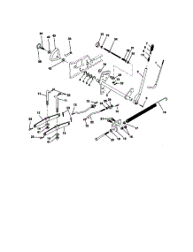 Lift Assembly parts for Craftsman Front-Engine Lawn Tractor 917273080 from AppliancePartsPros.com
