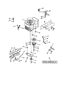 Engine parts for Craftsman Front-Engine Lawn Tractor 917273090 from AppliancePartsPros.com