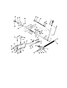 Lift Assembly parts for Craftsman Front-Engine Lawn Tractor 917273100 from AppliancePartsPros.com