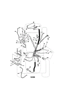 Electrical parts for Craftsman Front-Engine Lawn Tractor 917273110 from AppliancePartsPros.com
