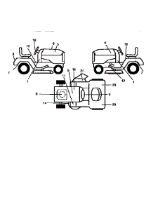 Decals parts for Craftsman Front-Engine Lawn Tractor 917273110 from AppliancePartsPros.com