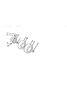 Wheels And Tires parts for Craftsman Front-Engine Lawn Tractor 917273110 from AppliancePartsPros.com