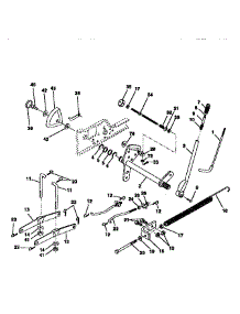 Lift Assembly parts for Craftsman Front-Engine Lawn Tractor 917273110 from AppliancePartsPros.com