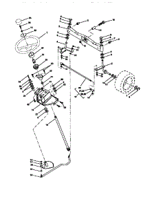 Steering Assembly parts for Craftsman Front-Engine Lawn Tractor 917273111 from AppliancePartsPros.com