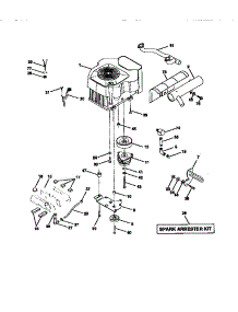 Engine parts for Craftsman Front-Engine Lawn Tractor 917273111 from AppliancePartsPros.com