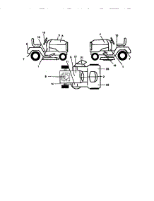 Decals parts for Craftsman Front-Engine Lawn Tractor 917273111 from AppliancePartsPros.com