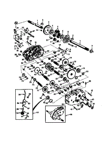 Transaxle parts for Craftsman Front-Engine Lawn Tractor 917273111 from AppliancePartsPros.com