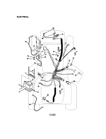 Electrical parts for Craftsman Front-Engine Lawn Tractor 917273113 from AppliancePartsPros.com