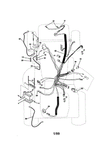 Electrical parts for Craftsman Front-Engine Lawn Tractor 917273114 from AppliancePartsPros.com