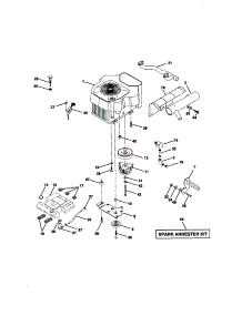 Engine parts for Craftsman Front-Engine Lawn Tractor 917273114 from AppliancePartsPros.com