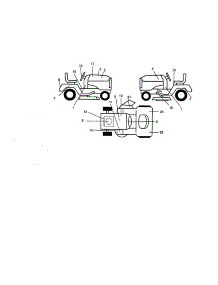 Decals parts for Craftsman Front-Engine Lawn Tractor 917273114 from AppliancePartsPros.com