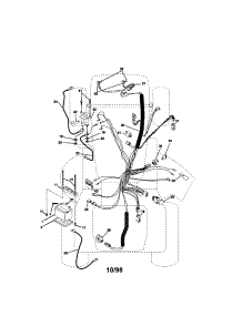 Electrical parts for Craftsman Front-Engine Lawn Tractor 917273120 from AppliancePartsPros.com