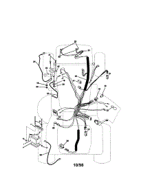 Electrical parts for Craftsman Front-Engine Lawn Tractor 917273121 from AppliancePartsPros.com