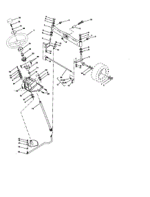 Steering Assembly parts for Craftsman Front-Engine Lawn Tractor 917273121 from AppliancePartsPros.com