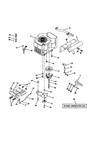 Engine parts for Craftsman Front-Engine Lawn Tractor 917273121 from AppliancePartsPros.com