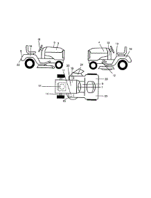 Decals parts for Craftsman Front-Engine Lawn Tractor 917273121 from AppliancePartsPros.com