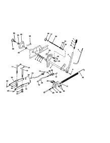 Lift Assembly parts for Craftsman Front-Engine Lawn Tractor 917273121 from AppliancePartsPros.com