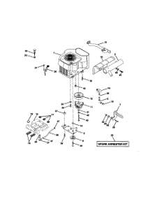 Engine parts for Craftsman Front-Engine Lawn Tractor 917273122 from AppliancePartsPros.com