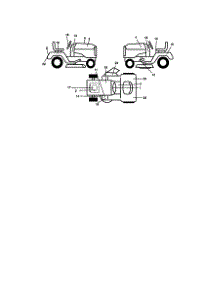 Decals parts for Craftsman Front-Engine Lawn Tractor 917273122 from AppliancePartsPros.com