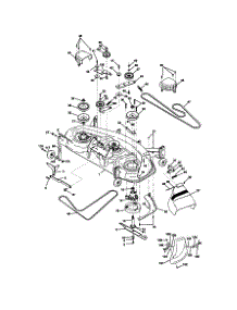 Mower Deck parts for Craftsman Front-Engine Lawn Tractor 917273122 from AppliancePartsPros.com