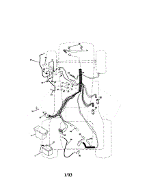 Electrical parts for Craftsman Front-Engine Lawn Tractor 917273130 from AppliancePartsPros.com