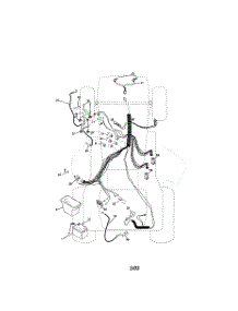 Electrical parts for Craftsman Front-Engine Lawn Tractor 917273131 from AppliancePartsPros.com