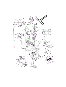 Mower Deck parts for Craftsman Front-Engine Lawn Tractor 917273131 from AppliancePartsPros.com