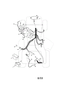 Electrical parts for Craftsman Front-Engine Lawn Tractor 917273135 from AppliancePartsPros.com