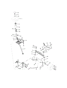 Steering Assembly parts for Craftsman Front-Engine Lawn Tractor 917273135 from AppliancePartsPros.com
