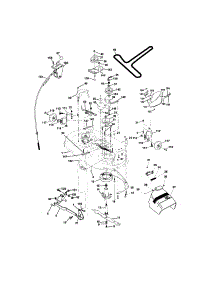 Mower Deck parts for Craftsman Front-Engine Lawn Tractor 917273135 from AppliancePartsPros.com