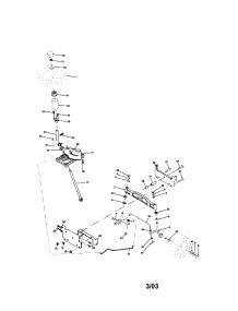 Steering Assembly parts for Craftsman Front-Engine Lawn Tractor 917273140 from AppliancePartsPros.com